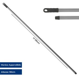 MANICO FERRO 130 CM SILVER