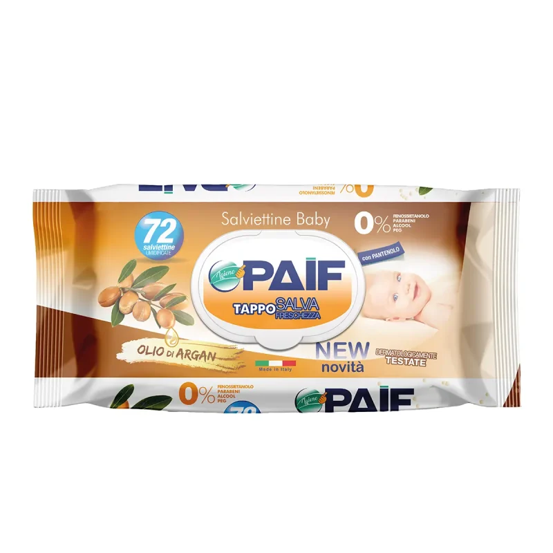 SALVIETTINE 72PZ OLIO DI ARGAN
