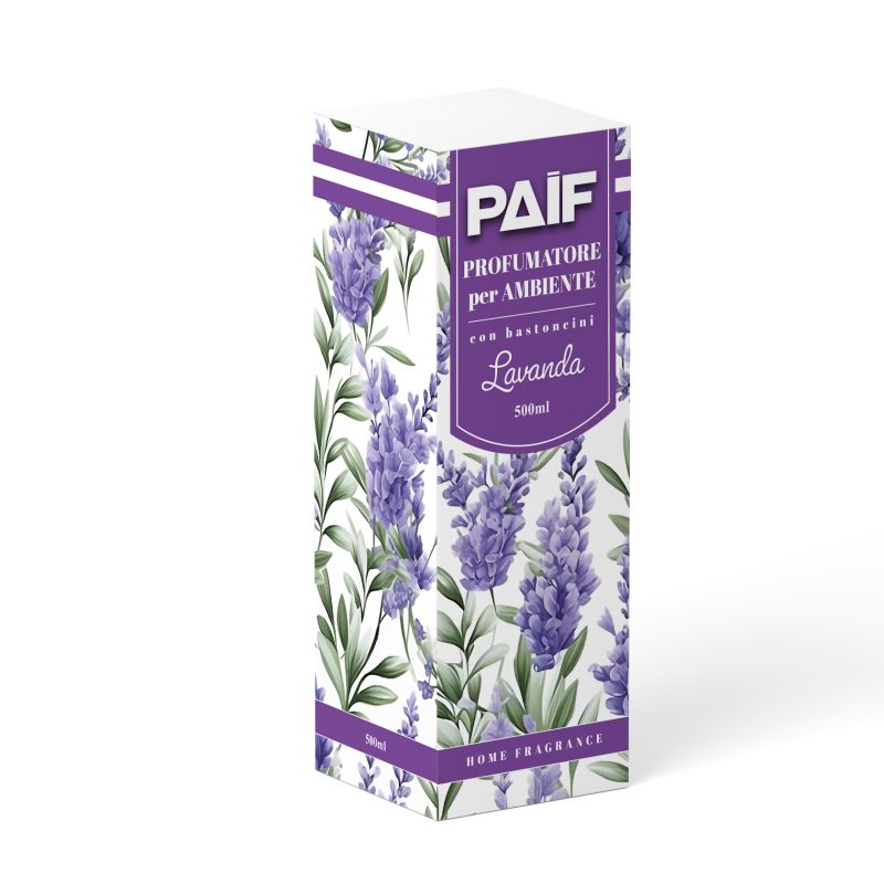 PROFUMATORE CON BACCHETTE 500ML LAVANDA