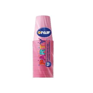 BICCHIERE PLAST.200CC 50PZ ROSA