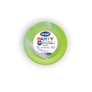 PIATTI FRUTTA 25PZ VERDE