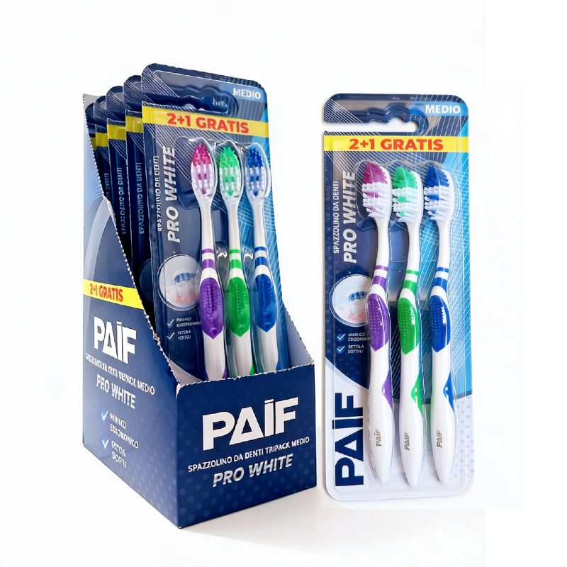 Paif Spazzolini Tripack ProWhite