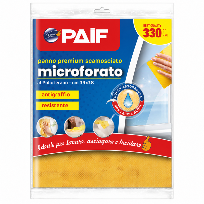 Panno Premium Scamosciato Microforato cm 33x38