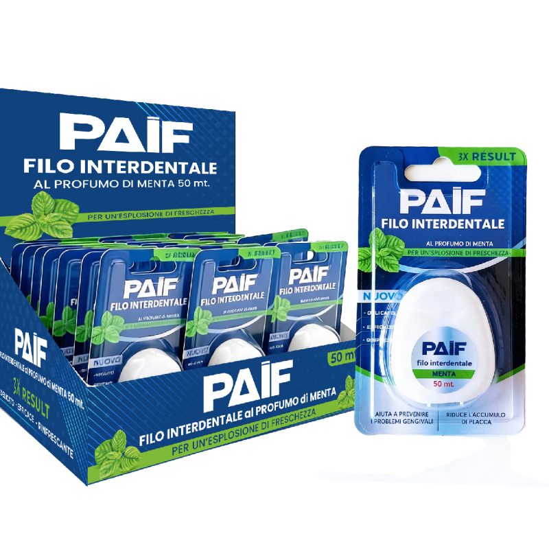Paif Filo Interdentale al Profumo di Menta