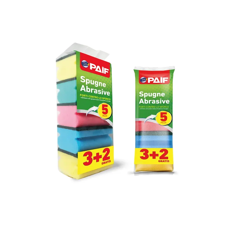SPUGNA SALVADITA 5PZ COLOR