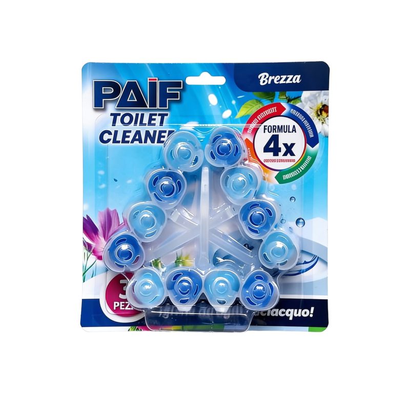 PAIF Toilet Cleaner Brezza – Detergente Deodorante per WC 3 x 50 g