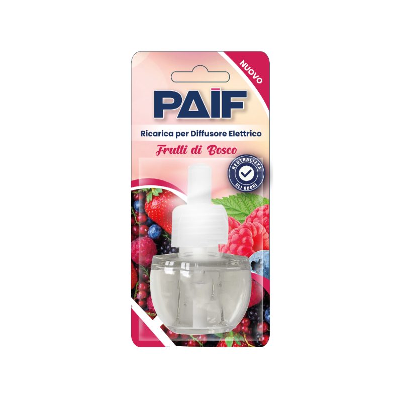 PAIF Ricarica per Diffusore Elettrico Frutti di Bosco – 1 pz.